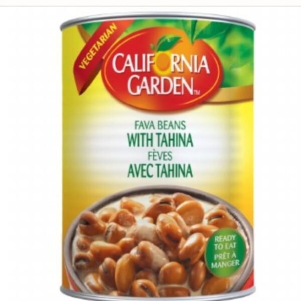 California Garden Fava Beans with Tahina