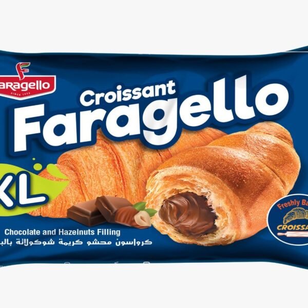 Faragello Croissant XL with Chocolate and Hazelnuts Filling