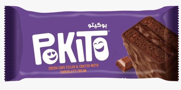 Pokito Cocoa Cake Filled & Coated with Chocolate Cream