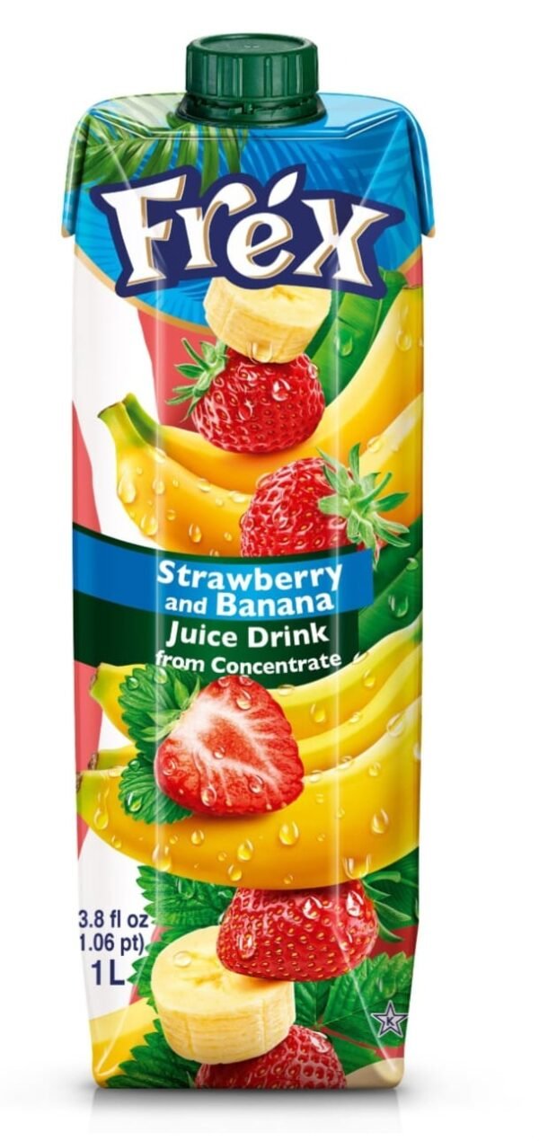 Strawberry and Banana Juice Drink