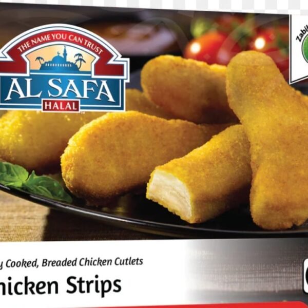 Al Safa Chicken Strips (Fully Cooked, Breaded Chicken Cutlets)
