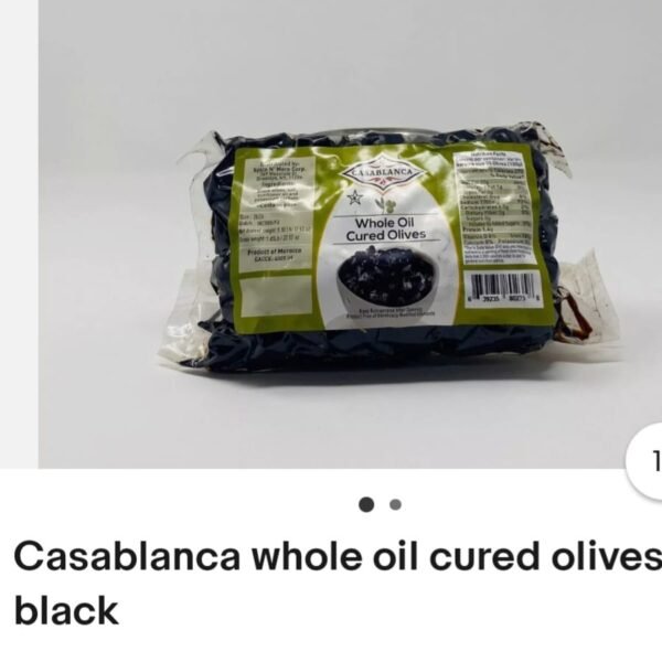 Casablanca Whole Oil Cured Olives (Black)